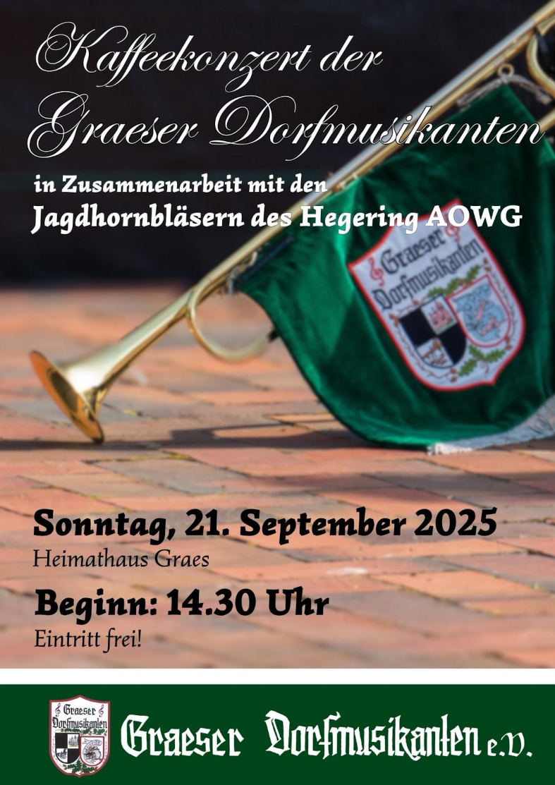 Plakat Kaffeekonzert 2025